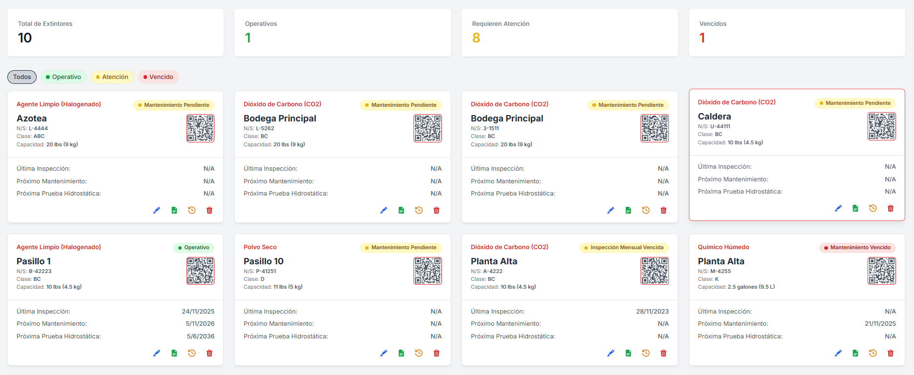 Reporte de inspección profesional en PDF